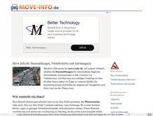 Tablet Screenshot of move-info.de
